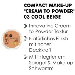 03 Cool Beige - Fond De Teint Poudre... 6 03 Cool Beige - Fond De Teint Poudre... -Magazinul Boutique 03 cool beige fond de teint poudre compacte bio et vegan de sante naturkosmetik 2