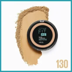 Maybelline 130 Buff Beige - Poudre Compacte FIT ME... -Magazinul Boutique 130 buff beige poudre compacte fit me matte poreless de maybelline new york 2