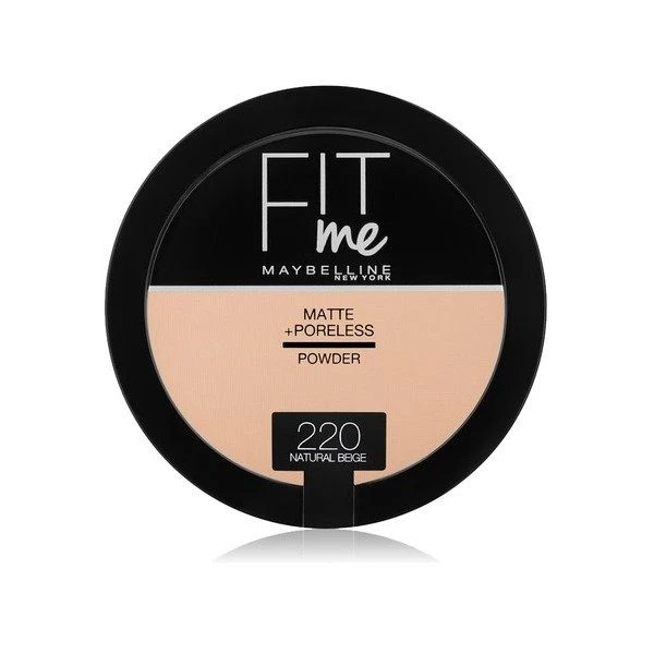 Maybelline 220 Natural Beige - Poudre Compacte FIT ME... 1 Maybelline 220 Natural Beige - Poudre Compacte FIT ME...