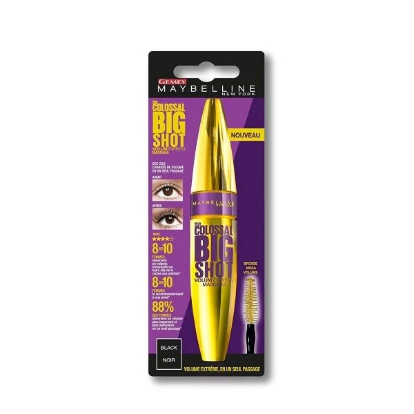 Maybelline Noir - Mascara The Colossal BIG SHOT Noir... 2 Maybelline Noir - Mascara The Colossal BIG SHOT Noir... – Image 2