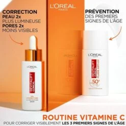 L'Oreal Sérum 12% Vitamine C Pure + Acide... -Magazinul Boutique serum 12 vitamine c pure acide salicylique vitamine e revitalift clinical de loreal paris 4
