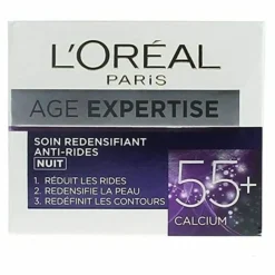 L'Oreal Soin Nuit Redensifiant Anti-Rides 55 Ans+...