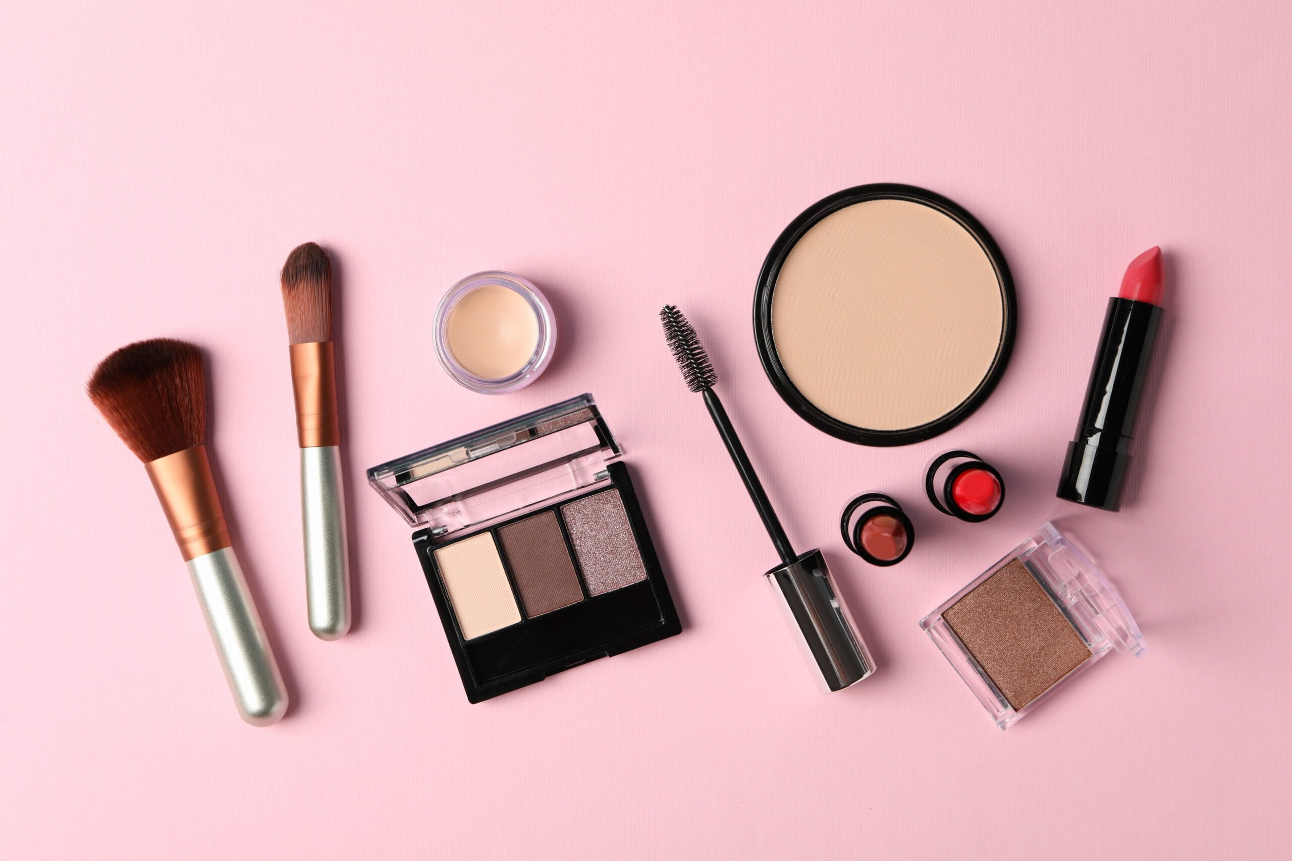 Magazinul Boutique 10 Magazinul Boutique -Magazinul Boutique different makeup cosmetics on pink background fem 2022 02 07 11 21 41 utc scaled 1